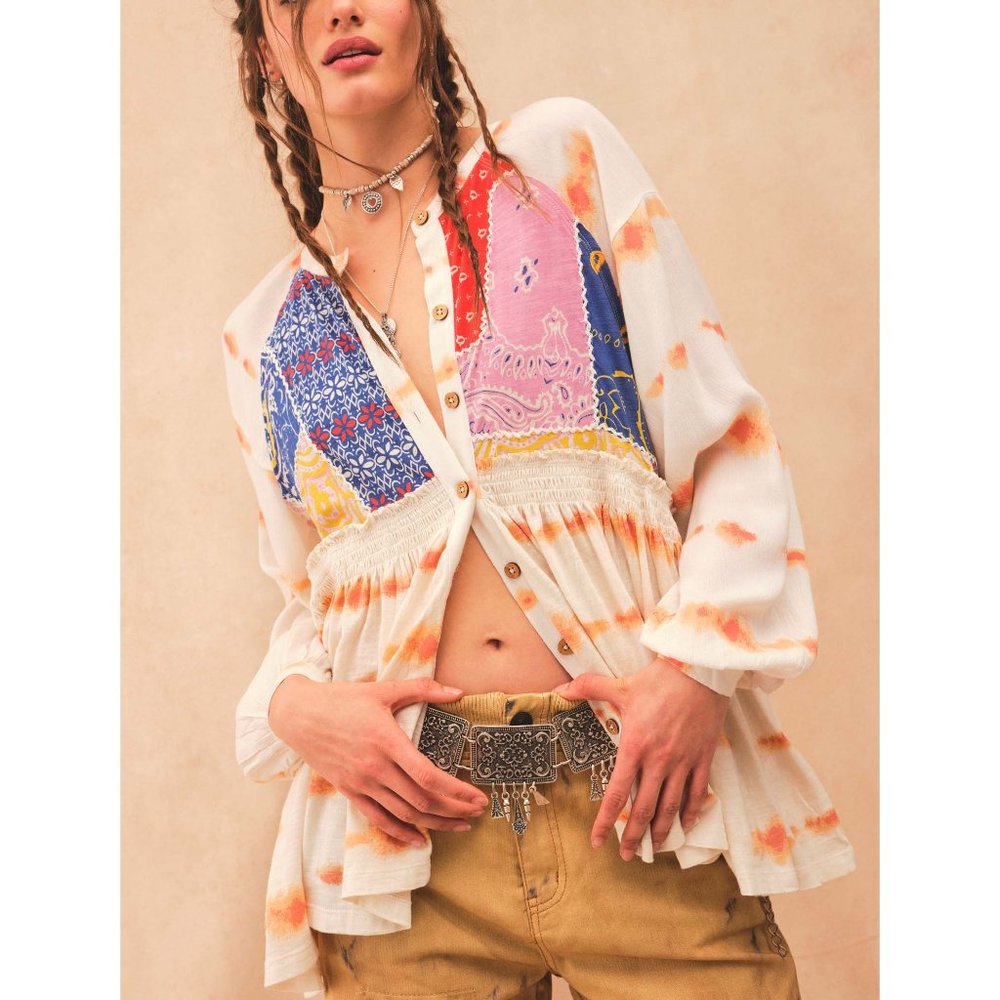 NWT Free People Smore Tunic / Ivory Combo